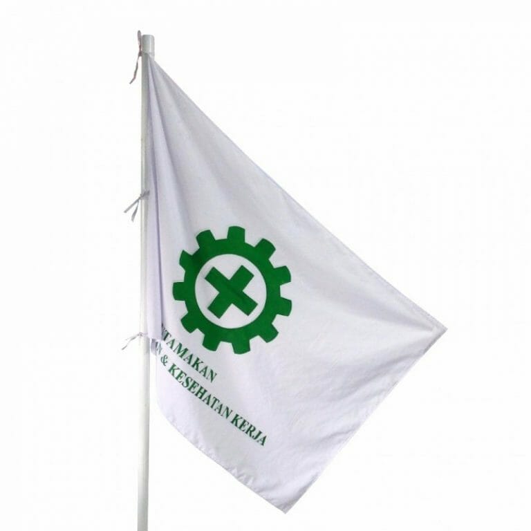 Aturan dan Standardisasi Ukuran Bendera K3 Sesuai SK. Menaker No. 1135/1987