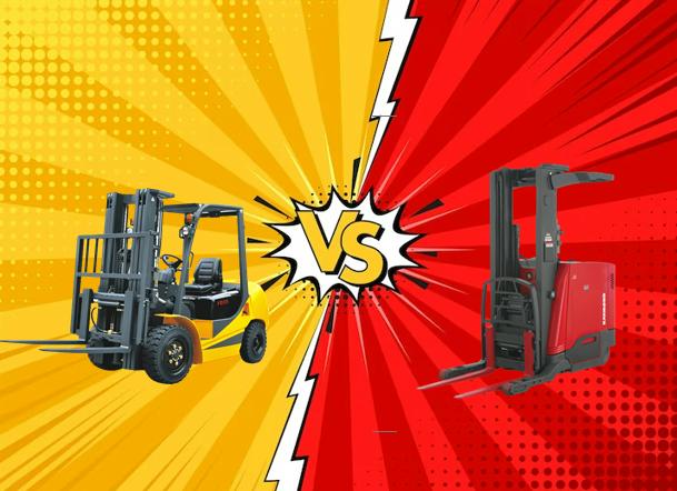 Perbedaan Antara Reach Truck dan Forklift dalam Operasi Material Handling